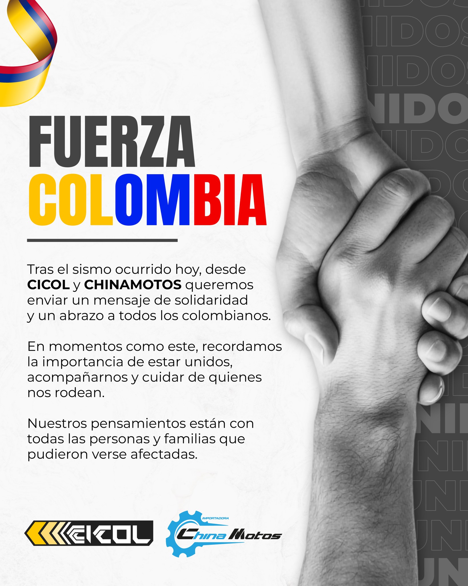 FUERZA, COLOMBIA. Tras el sism… FUERZA, COLOMBIA. Tras el sism…