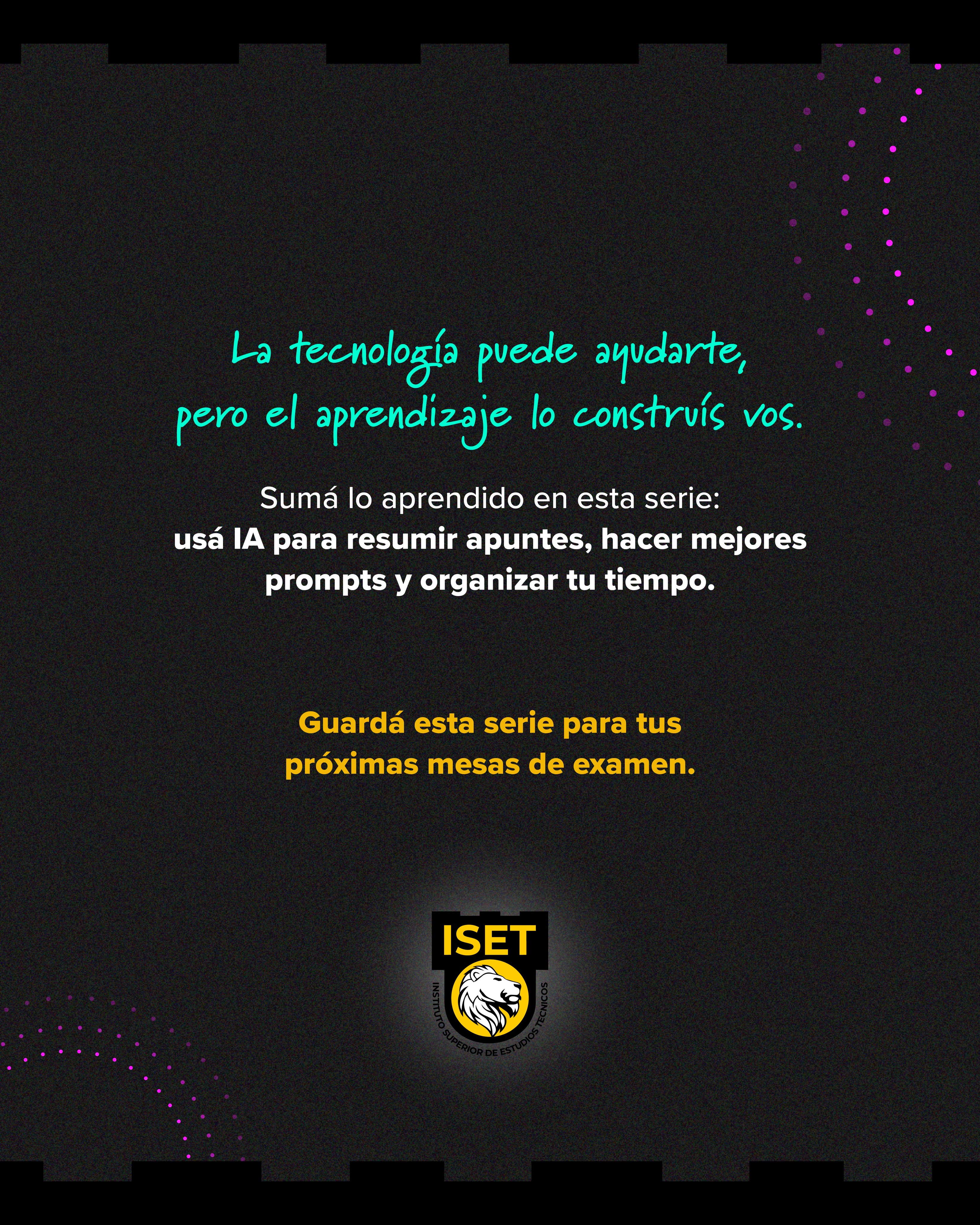 El combo definitivo: técnica Pomodoro + inteligencia artificial = tu cronograma de estudio personalizado en minutos.
✨ Guardá los 3 posts y armá tu plan para el próximo parcial.
#CronogramaDeEstudio #TécnicaPomodoro #EstudiarConIA #TipsDeEstudio #ISET